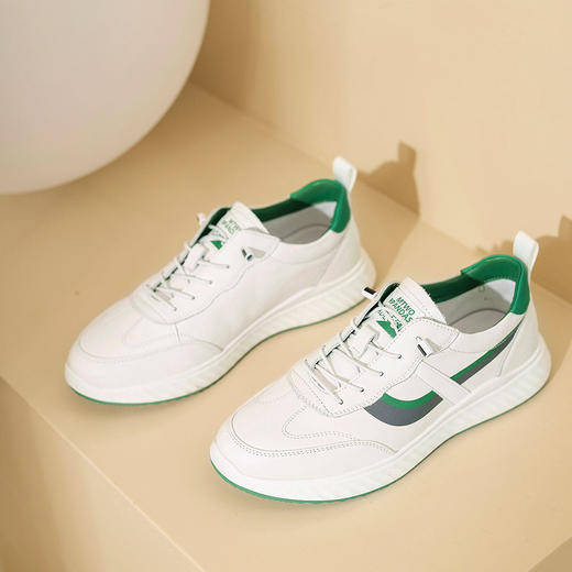 西村名物2022年新款跑步运动休闲板鞋百搭阿甘鞋男休闲鞋T12AW10521 商品图0