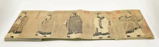 中国历代绘画大师长卷经典：《孔子弟子图》，阎立本绘，大16开册页装，四川美术出版社2018年版，定价98，售价38元。 商品图5