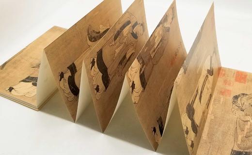 中国历代绘画大师长卷经典：《孔子弟子图》，阎立本绘，大16开册页装，四川美术出版社2018年版，定价98，售价38元。 商品图4