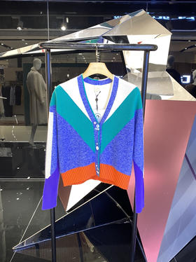 时尚两穿羊绒开衫