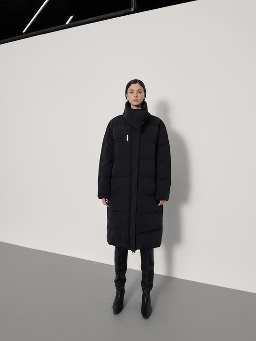 立体领长款羽绒服 商品图0