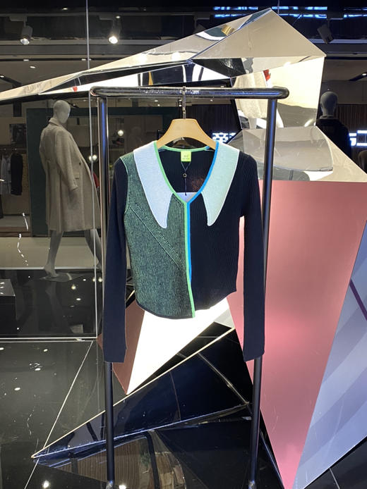 T恤领百搭羊绒女衫 商品图0