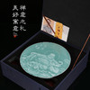 【大慈予乐玉璧-青瓷玉璧】浓翠莹润 如冰似玉，佛心善缘 福气常伴，作者签章 品质保证。禅意之礼 美好寓意 商品缩略图6