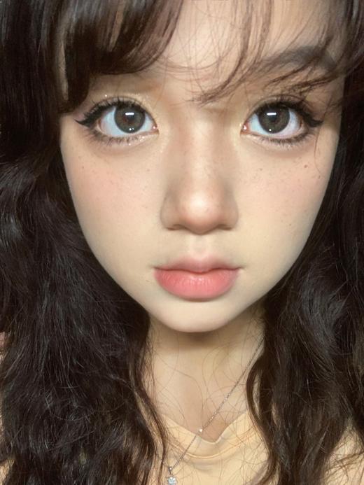 【平价年抛】手冲月光Mliilens 小直径14.0着色13.3 （同品牌多副更划算 选款色板在详情页）黑色美瞳人鱼姬 商品图8