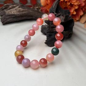 盐源玛瑙手串-单圈多宝圆珠