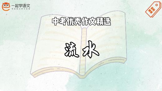 中考优秀作文精选：流水 商品图0