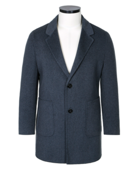 【绵羊毛双面呢】占姆士春秋男士商务绅士绵羊毛双面呢大衣英伦风保暖