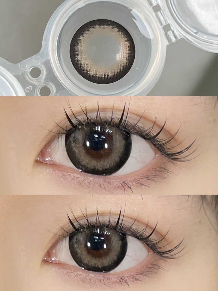 【易梦玲同款】Kikicon美瞳 日抛隐形眼镜 花椒奶糕14.5mm 1盒/10片 - VVCON美瞳网