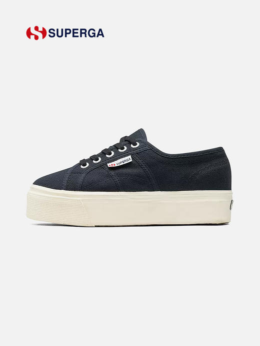 SUPERGA增高小白鞋 新款女松糕厚底百搭休闲鞋 板鞋 帆布鞋 商品图0
