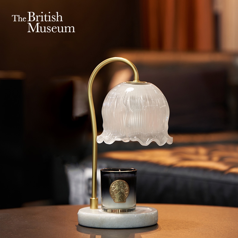 大英博物馆欧洲文化艺术系列铃兰无火香薰融蜡灯氛围灯礼盒