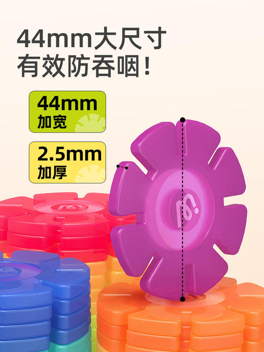 【丸丫专属】mideer弥鹿透彩雪花片-200pcs 商品图2