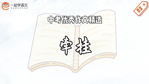 中考优秀作文精选：牵挂 商品图0