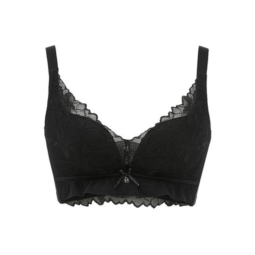 都市丽人舒软挺塑调整型内衣超薄3/4杯蕾丝塑身系列四排树脂胶圈LJ32B5 商品图4