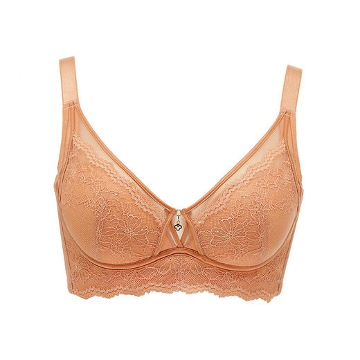 都市丽人舒软挺塑调整型内衣AB:中厚3/4杯蕾丝塑身文胸四排无钢圈LJ31A1 商品图5