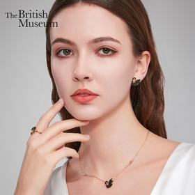 大英博物馆天鹅贵族棋盘系列暗夜系列首饰项链耳钉戒指