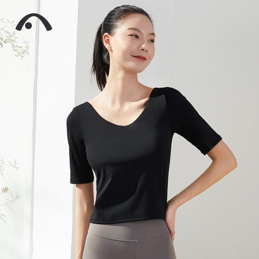 2023爱暇步春夏新品瑜伽健身运动单上衣A6418NS 商品图8
