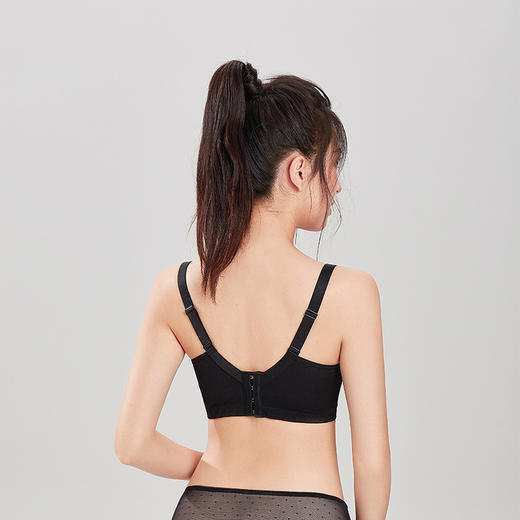 都市丽人舒软挺塑调整型内衣AB:中厚3/4杯蕾丝塑身文胸四排无钢圈LJ31A1 商品图2