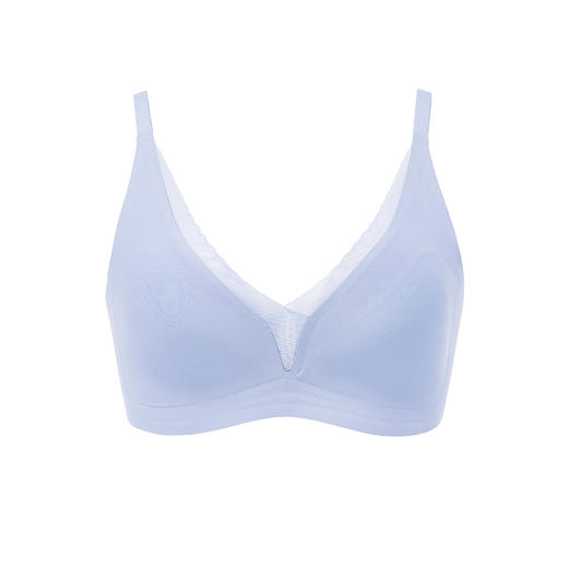 都市丽人Vbra内衣无尺码薄3/4杯泳布文胸二排无钢圈LB36K2 商品图8