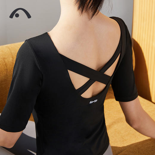 2023爱暇步春夏新品瑜伽健身运动单上衣A6418NS 商品图4