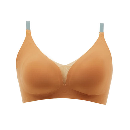 都市丽人Vbra内衣无尺码薄3/4杯泳布文胸三排无钢圈LB36K1 商品图6