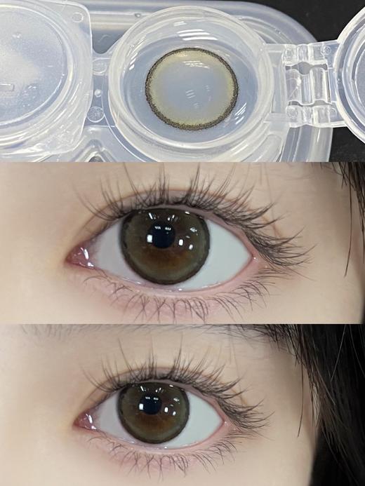 Kumicon日抛美瞳 玉子茶冻 14.2mm 商品图0