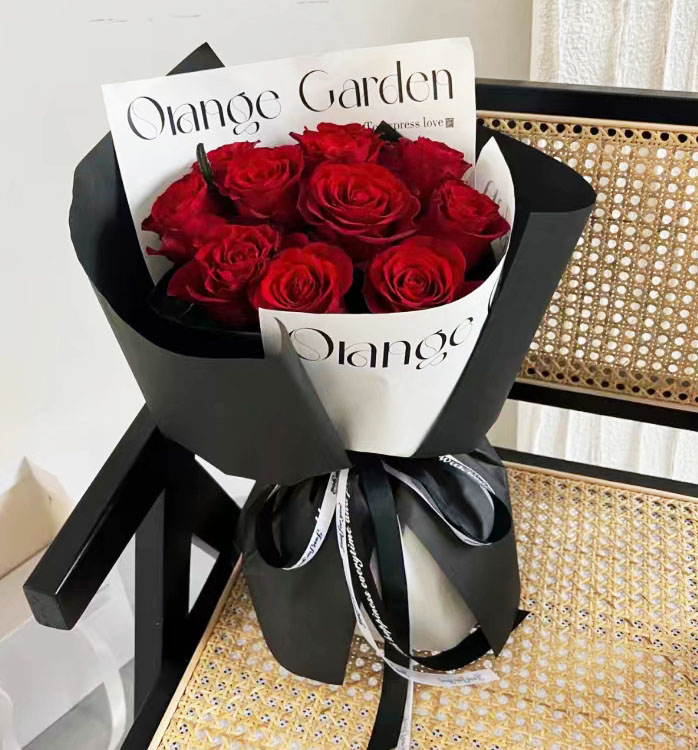 【一心一意】11朵丝绒玫瑰高大上设计款