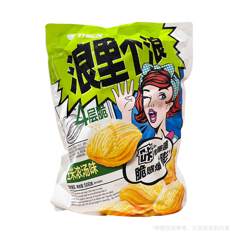 好丽友 浪里个浪 玉米浓汤味 125g*4