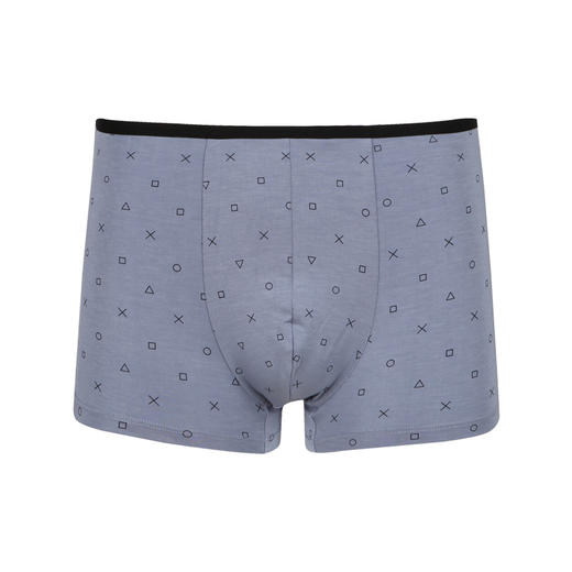 都市丽人日常休闲50S人棉平角裤男士内裤FK3CA8 商品图5