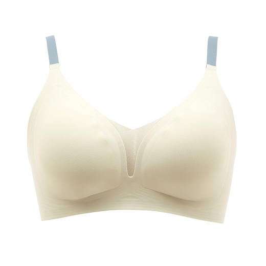 都市丽人Vbra内衣无尺码薄3/4杯泳布文胸三排无钢圈LB36K1 商品图4