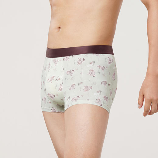 都市丽人潮流时尚冰丝平角裤男士内裤FK3CA9 商品图1