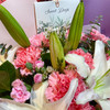 【感恩幸福】6朵香水百合➕18朵粉色康乃馨时尚大花束 商品缩略图1