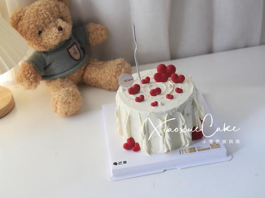 心形爱心红心蛋糕（图片为8➕6双层效果图） 商品图1