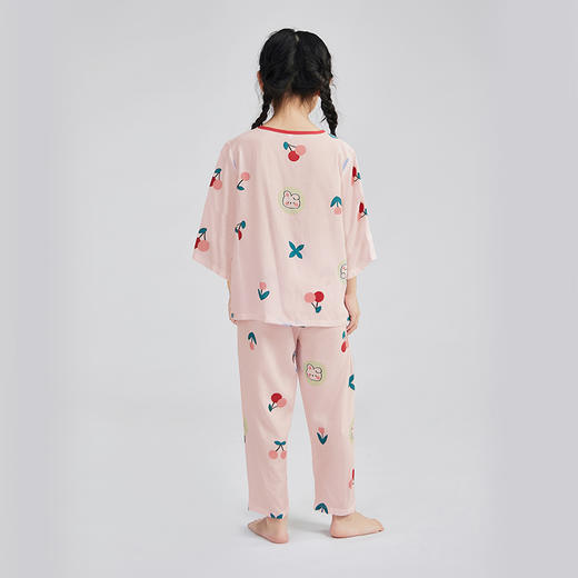 都市丽人梭织人棉薄长袖家居服睡衣JH32A3 商品图2