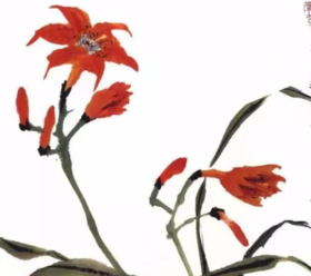  【国画教程】写意萱草画法解析 