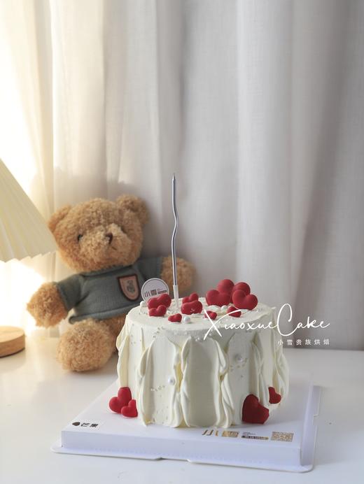 心形爱心红心蛋糕（图片为8➕6双层效果图） 商品图3