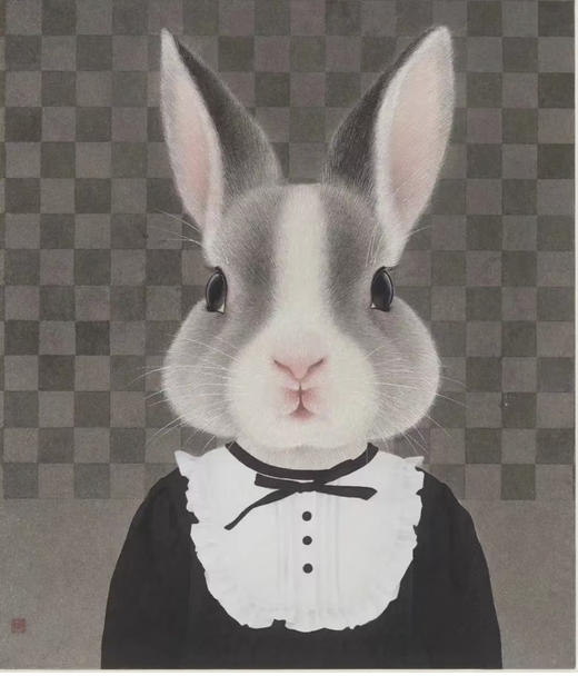 李娜《礼物-兔宝儿8》版画 商品图0