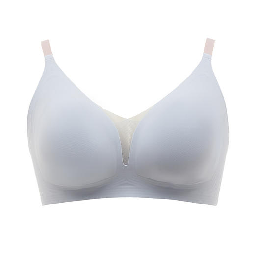 都市丽人Vbra内衣无尺码薄3/4杯泳布文胸三排无钢圈LB36K1 商品图5