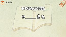 中考优秀作文精选：为____着色