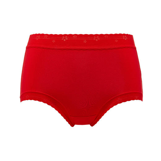 都市丽人健康系列RC棉三角裤女士内裤新年本命年红品高腰三角裤LK31A1 商品图7