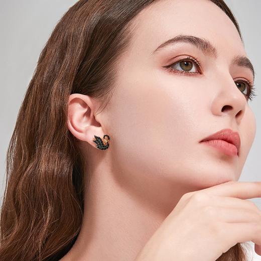 大英博物馆天鹅贵族棋盘系列暗夜系列首饰项链耳钉戒指 商品图3