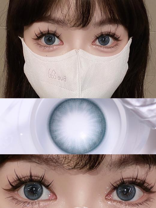 Mliilens 蓝蓝维他命 年抛 2片 14.5mm 参考着色14.0mm 基弧8.6 含水38% 韩国进口 商品图2