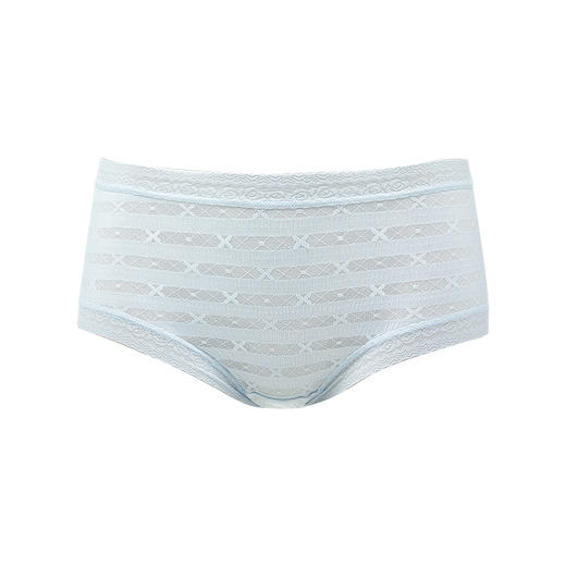 都市丽人基础系列蕾丝平角裤女士内裤中腰平角裤LK35B9 商品图6