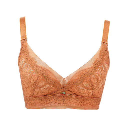 都市丽人舒软挺塑调整型内衣A:加厚B:中厚3/4杯蕾丝塑身文胸四排无钢圈LJ34B6 商品图4