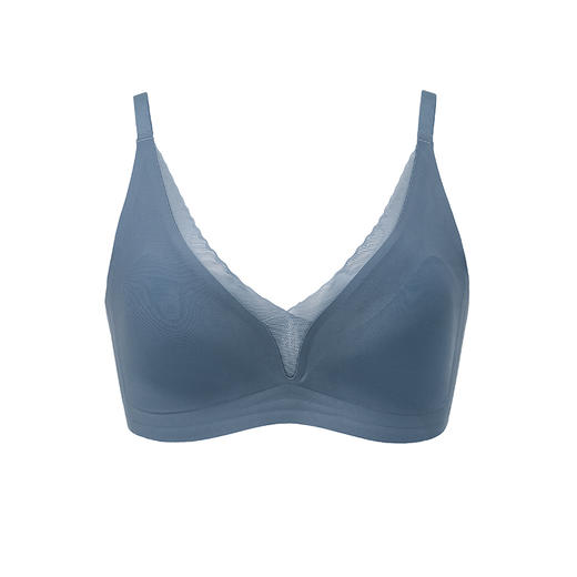 都市丽人Vbra内衣无尺码薄3/4杯泳布文胸二排无钢圈LB36K2 商品图7