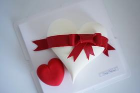 法式慕斯蛋糕 ｜ 凤梨柠檬 - 心心蝴蝶结