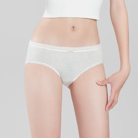 都市丽人健康系列色纱人棉三角裤女士内裤低腰三角裤LK33E3