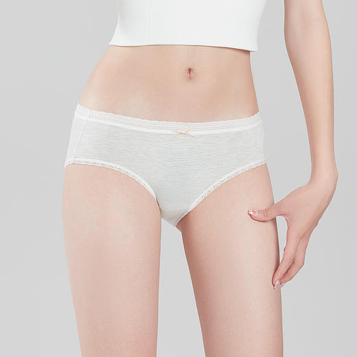 都市丽人健康系列色纱人棉三角裤女士内裤低腰三角裤LK33E3 商品图0