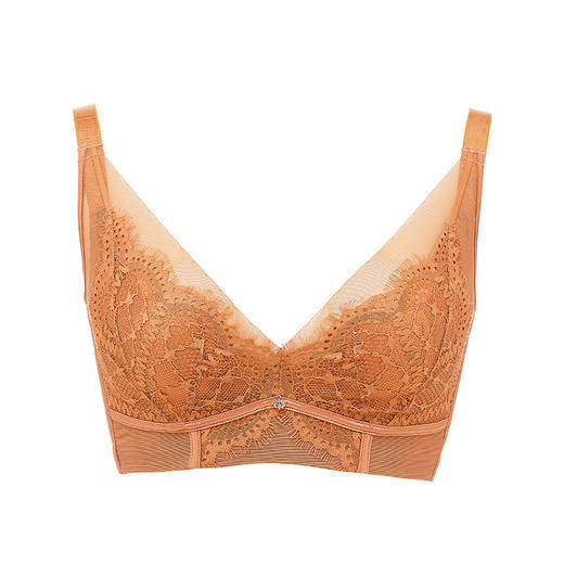 都市丽人舒软挺塑调整型内衣CDE超薄3/4杯蕾丝塑身文胸四排记忆钢圈LJ33B6 商品图4