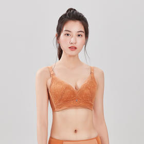 都市丽人舒软挺塑调整型内衣A:加厚B:中厚3/4杯蕾丝塑身文胸四排无钢圈LJ34B6