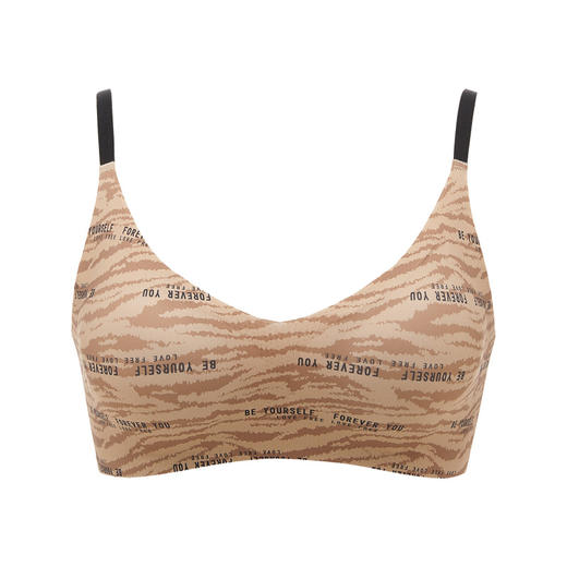 都市丽人Vbra内衣无尺码薄3/4杯泳布文胸二排无钢圈LB363K 商品图4